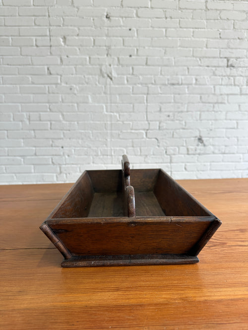 A Victorian Oak Cutlery Tray c. 1840
