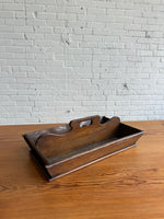 A Victorian Oak Cutlery Tray c. 1840