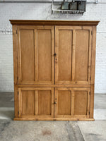 An Extra Large Antique English Housekeeper's Cupboard, c. 1870