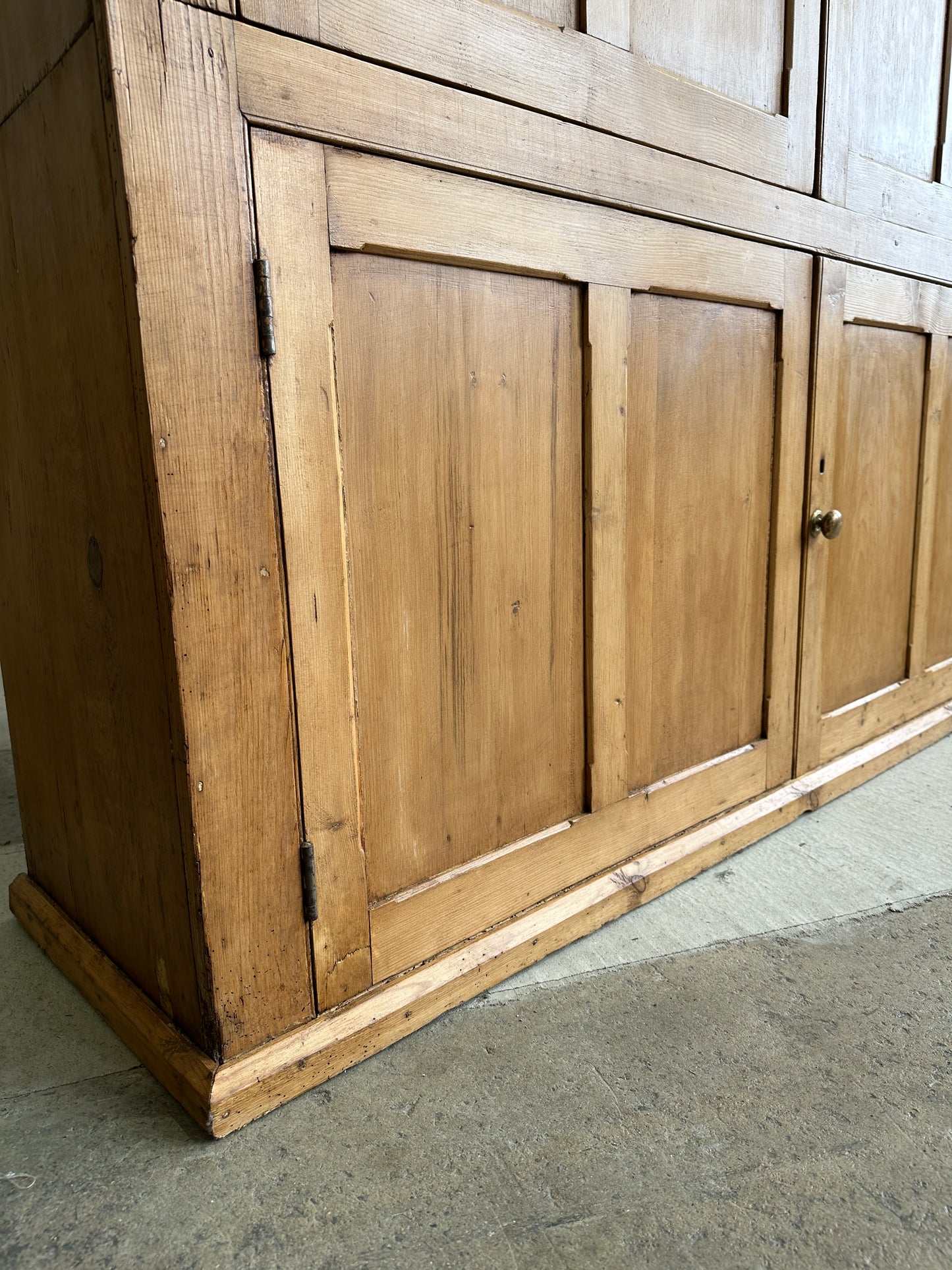 An Extra Large Antique English Housekeeper's Cupboard, c. 1870