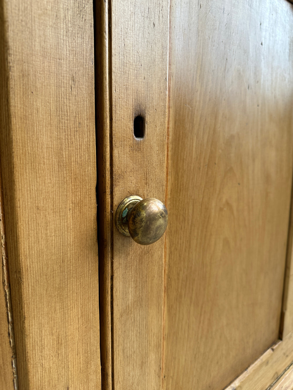 An Extra Large Antique English Housekeeper's Cupboard, c. 1870