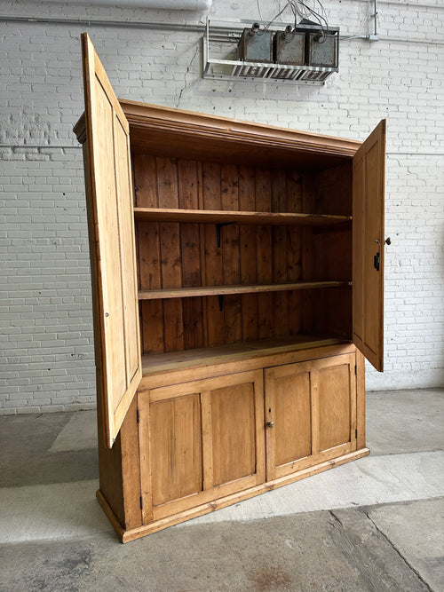 An Extra Large Antique English Housekeeper's Cupboard, c. 1870