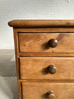 Antique Pine Three Drawer Chest, c. 1800