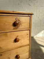 Antique Pine Chest of Drawers c. 1880