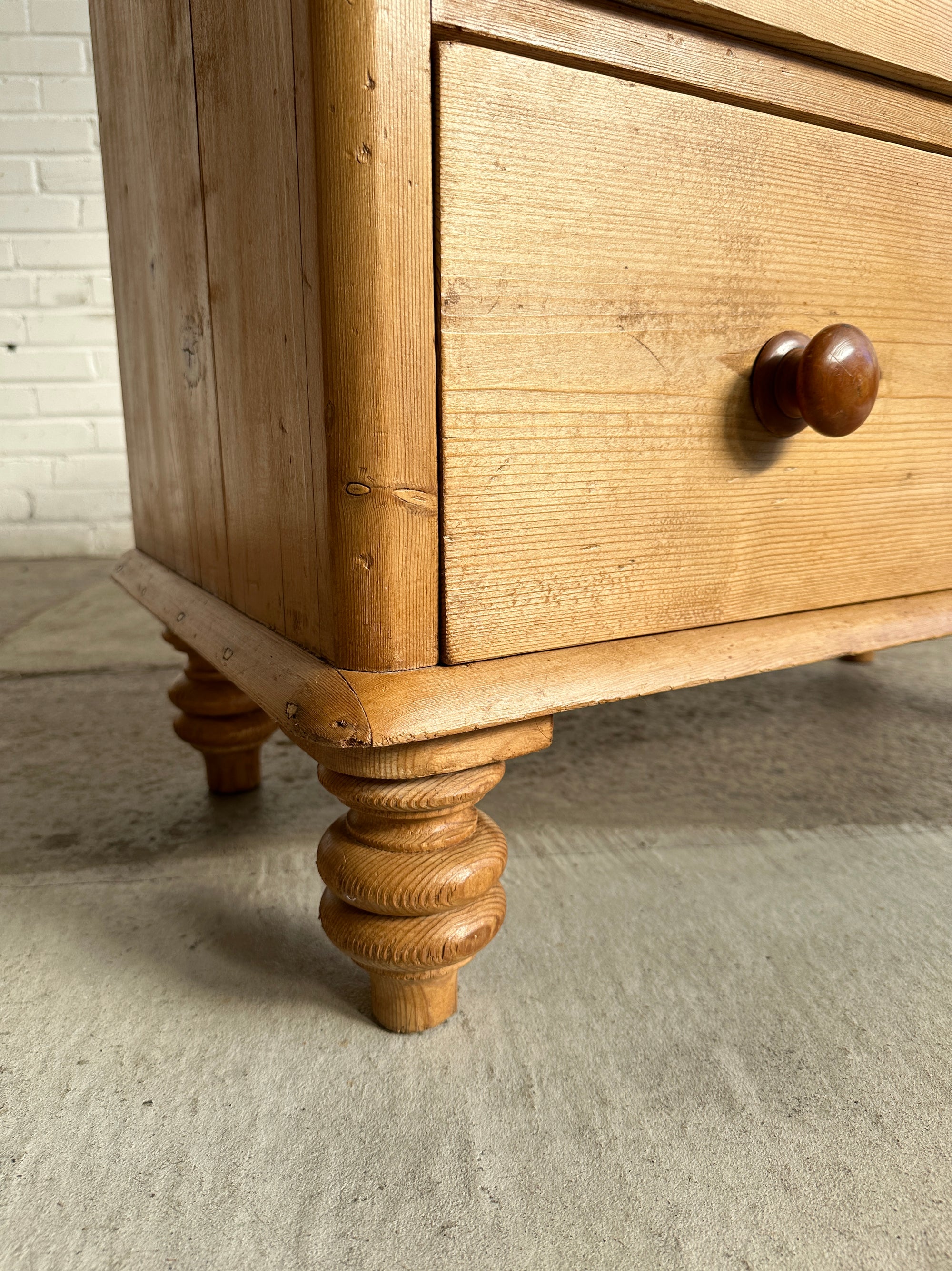 Antique Pine Chest of Drawers c. 1880