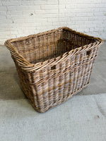 A Large Antique Wicker Mill Basket c. 1910
