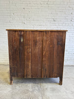 Antique Pine Chest of Drawers with Dark Knobs c. 1840