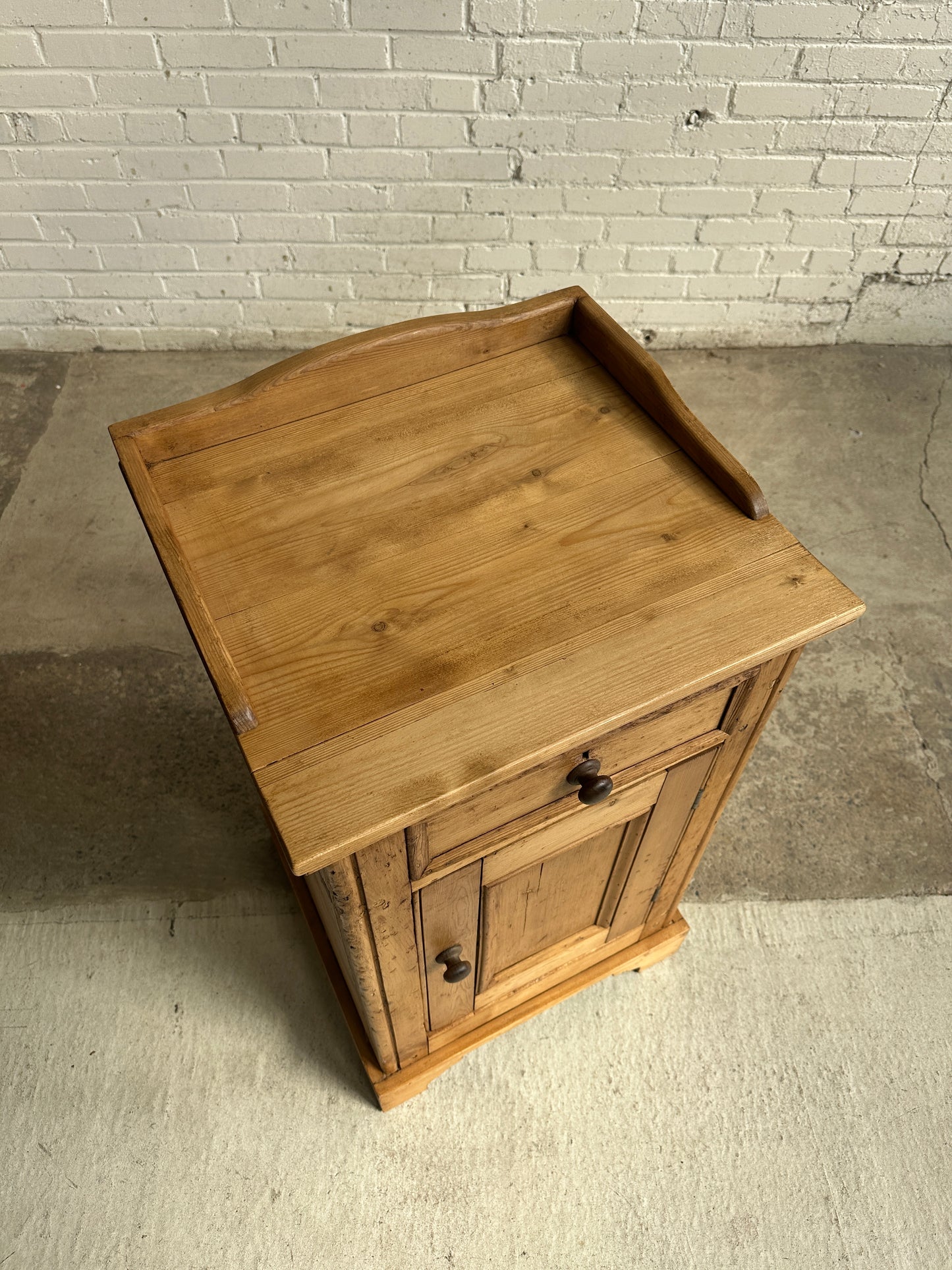 A Large Antique Pine Side Cabinet, c. 1880