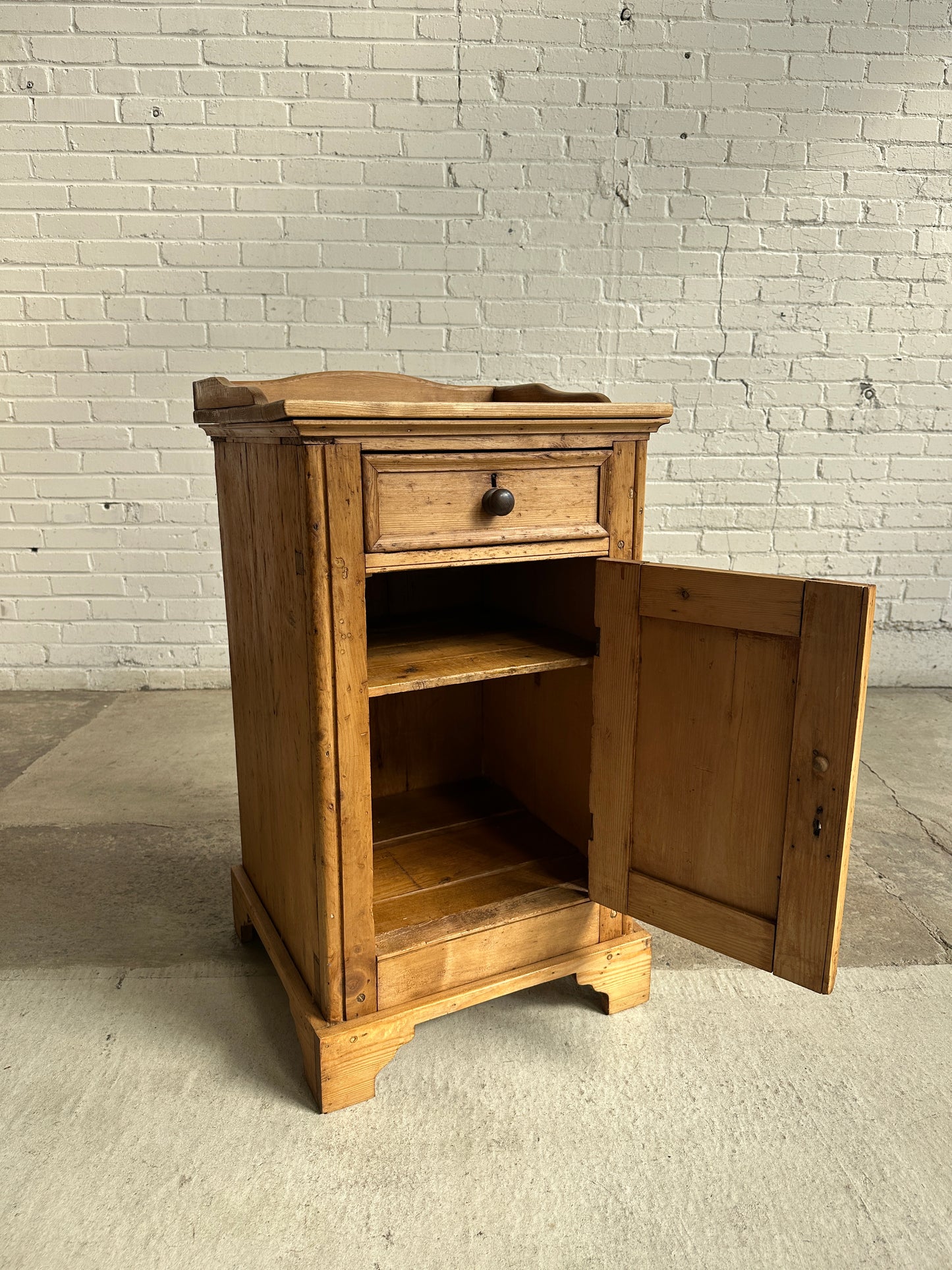 A Large Antique Pine Side Cabinet, c. 1880