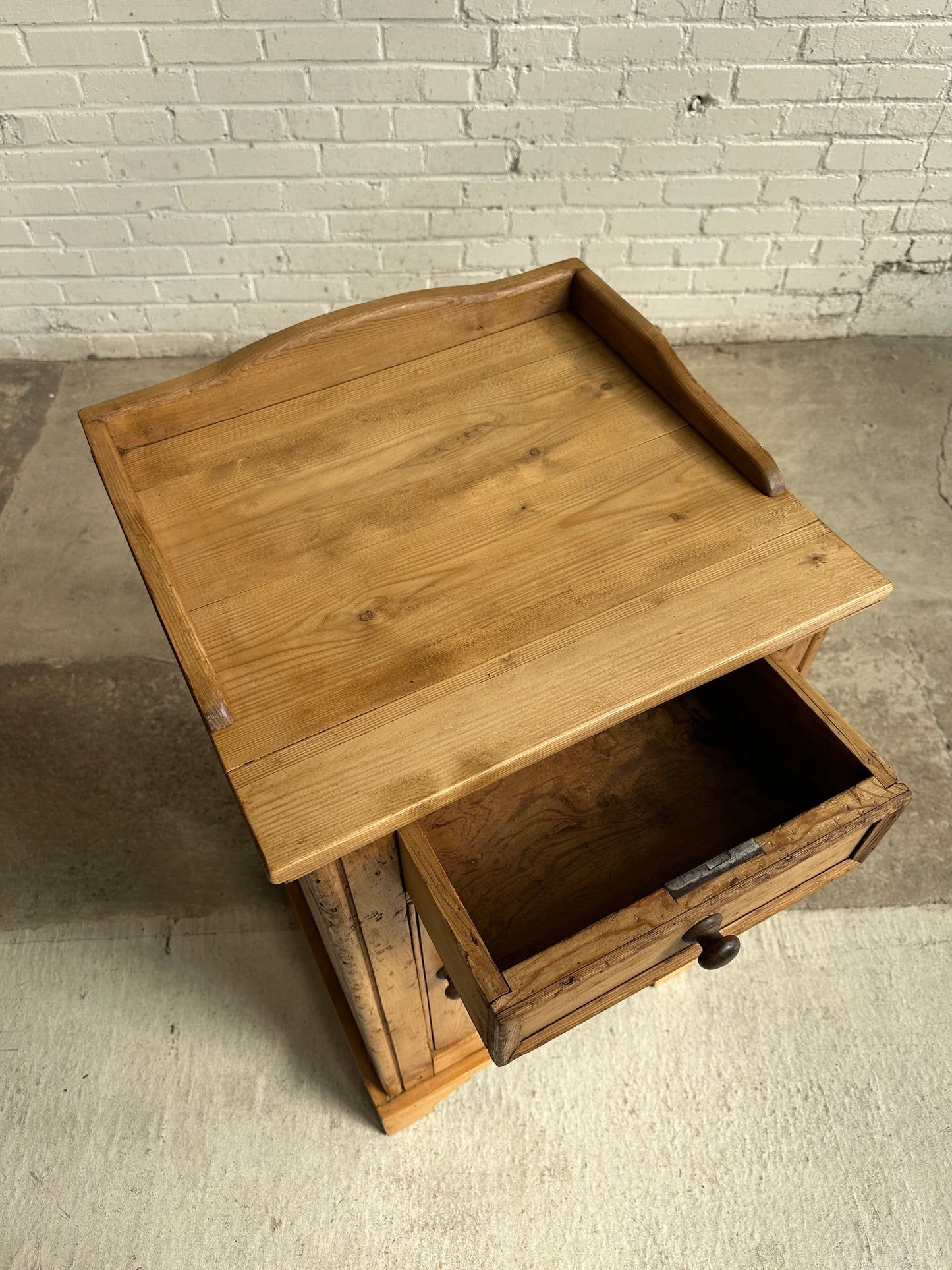 A Large Antique Pine Side Cabinet, c. 1880
