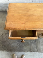 Antique Pine Chest of Drawers with Wavy Skirt, c. 1890