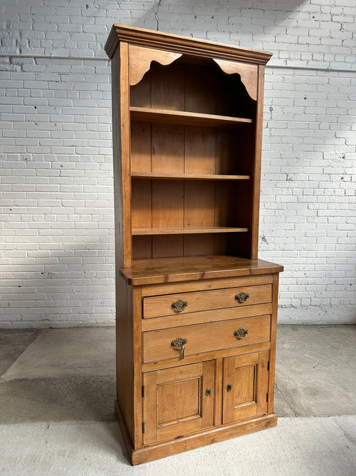 A Tall Narrow Pine English Dresser, c. 1900