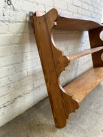 A Large Antique Pine Wall Shelf c. 1890