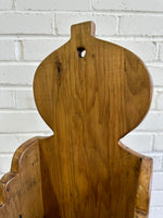 Antique English Hand-Carved Candlebox, c. 1890