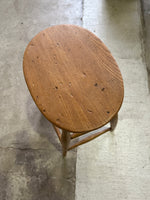 Extra tall antique English stool c. 1910