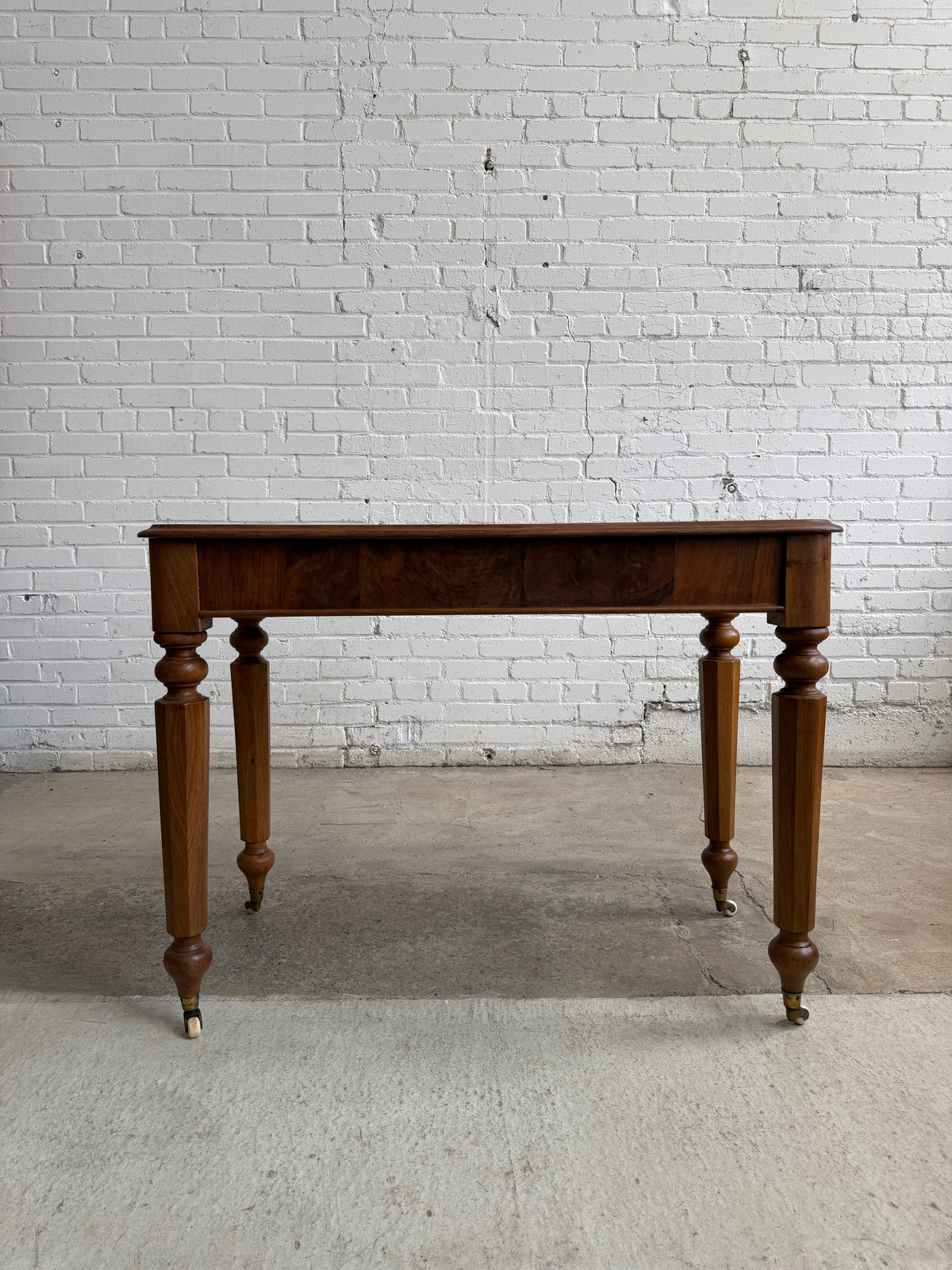 An English Walnut William IV Sofa or Side Table c. 1840