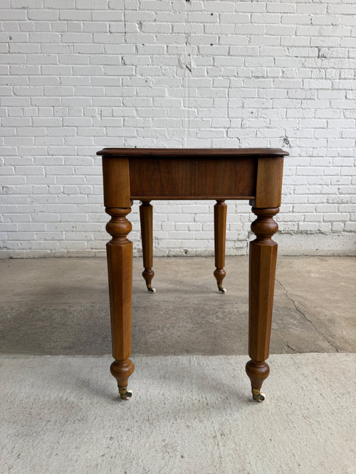 An English Walnut William IV Sofa or Side Table c. 1840