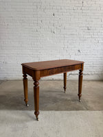 An English Walnut William IV Sofa or Side Table c. 1840