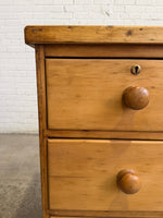 A Classic Antique Pine English Chest of Drawers, c. 1880