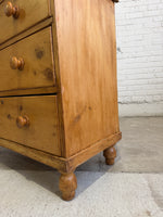 A Classic Antique Pine English Chest of Drawers, c. 1880
