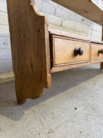 An Antique Pine English Bakery Plate Rack c. 1900
