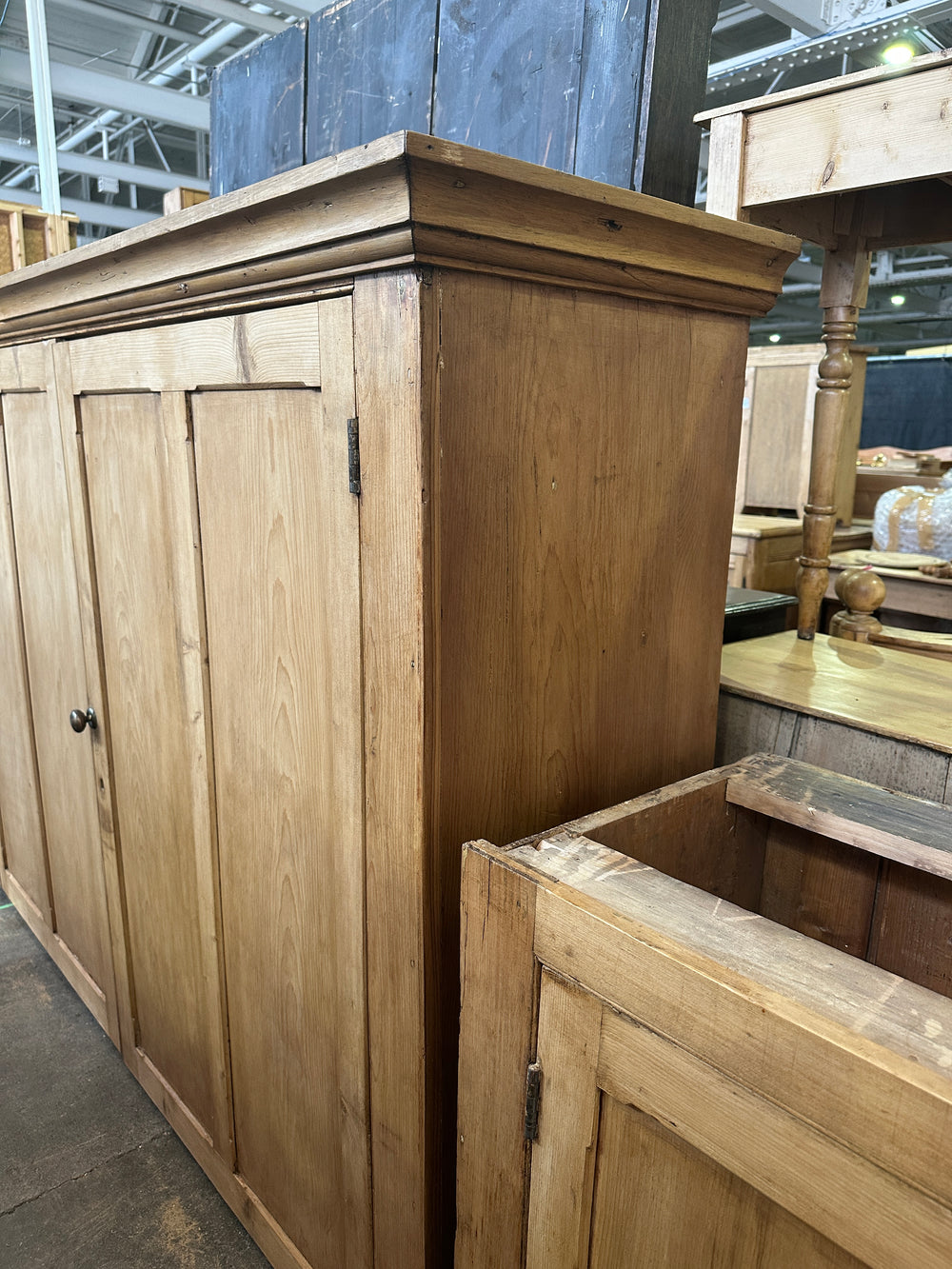 An Extra Large Antique English Housekeeper's Cupboard, c. 1870