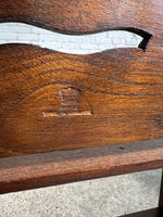 Antique Oak English Wall Shelf c. 1900
