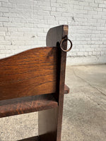 Antique Oak English Wall Shelf c. 1900