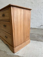 Antique English Walnut Chest of Drawers c. 1900