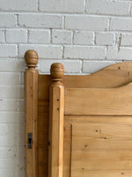 **Sold** Antique Pine Sleigh Bed c. 1910