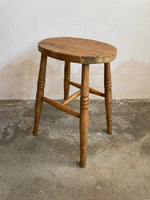 Antique English Oval Stool c. 1880