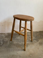 Antique English Oval Stool c. 1880