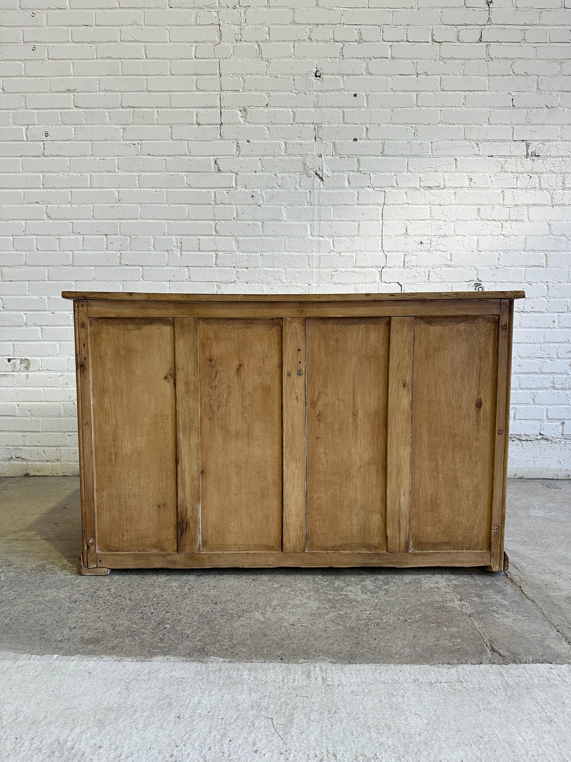 An English Antique Pine Cupboard Base, c. 1840
