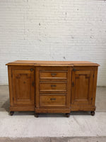 An Antique Pine English Dresser Base c. 1890