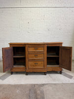 An Antique Pine English Dresser Base c. 1890
