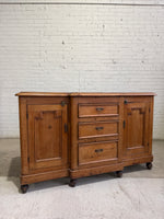 An Antique Pine English Dresser Base c. 1890
