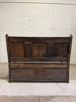 An 18th Century Antique Oak Carved Bench, c. 1760