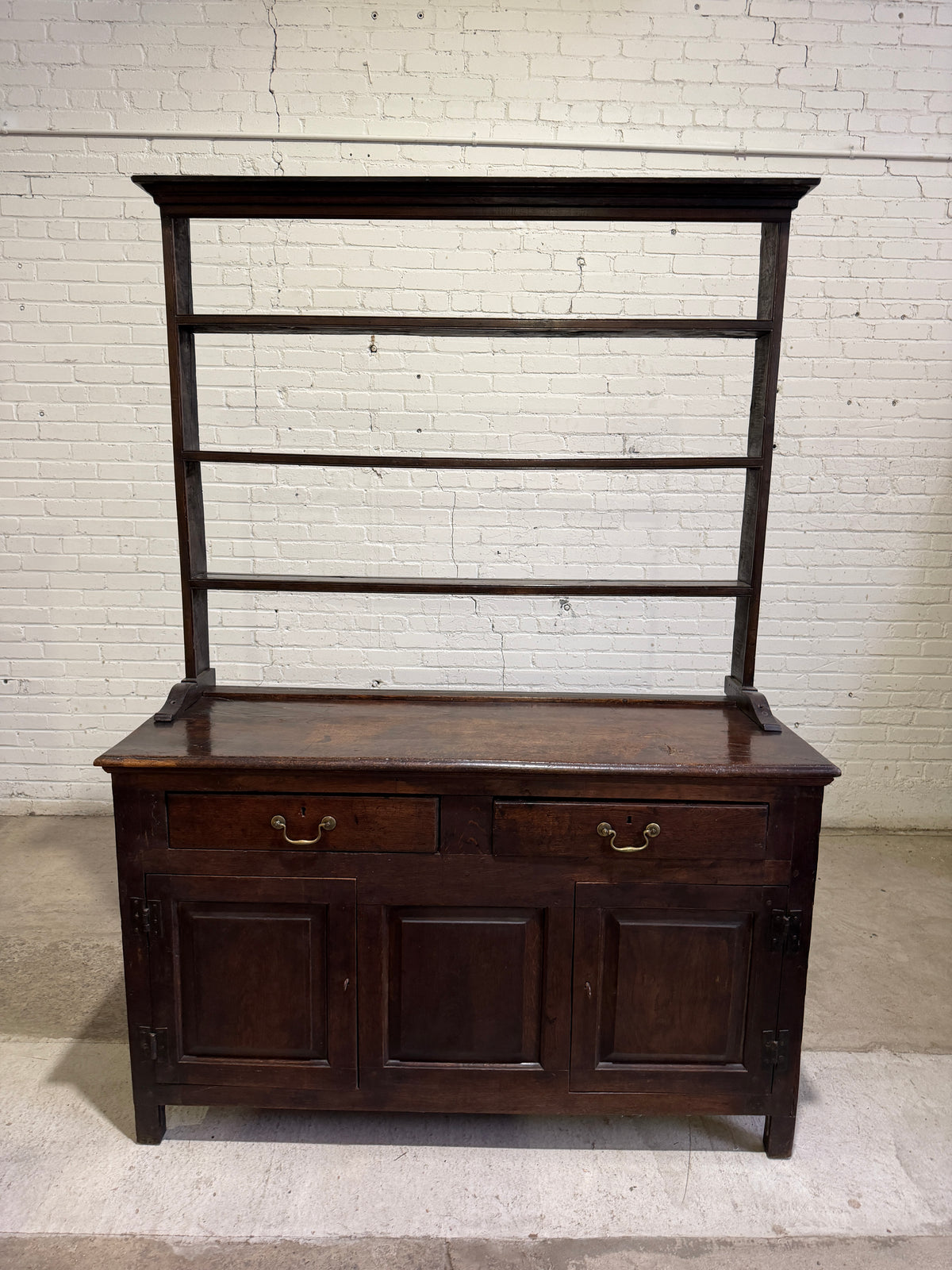 An 18th Century Oak English Kitchen Dresser