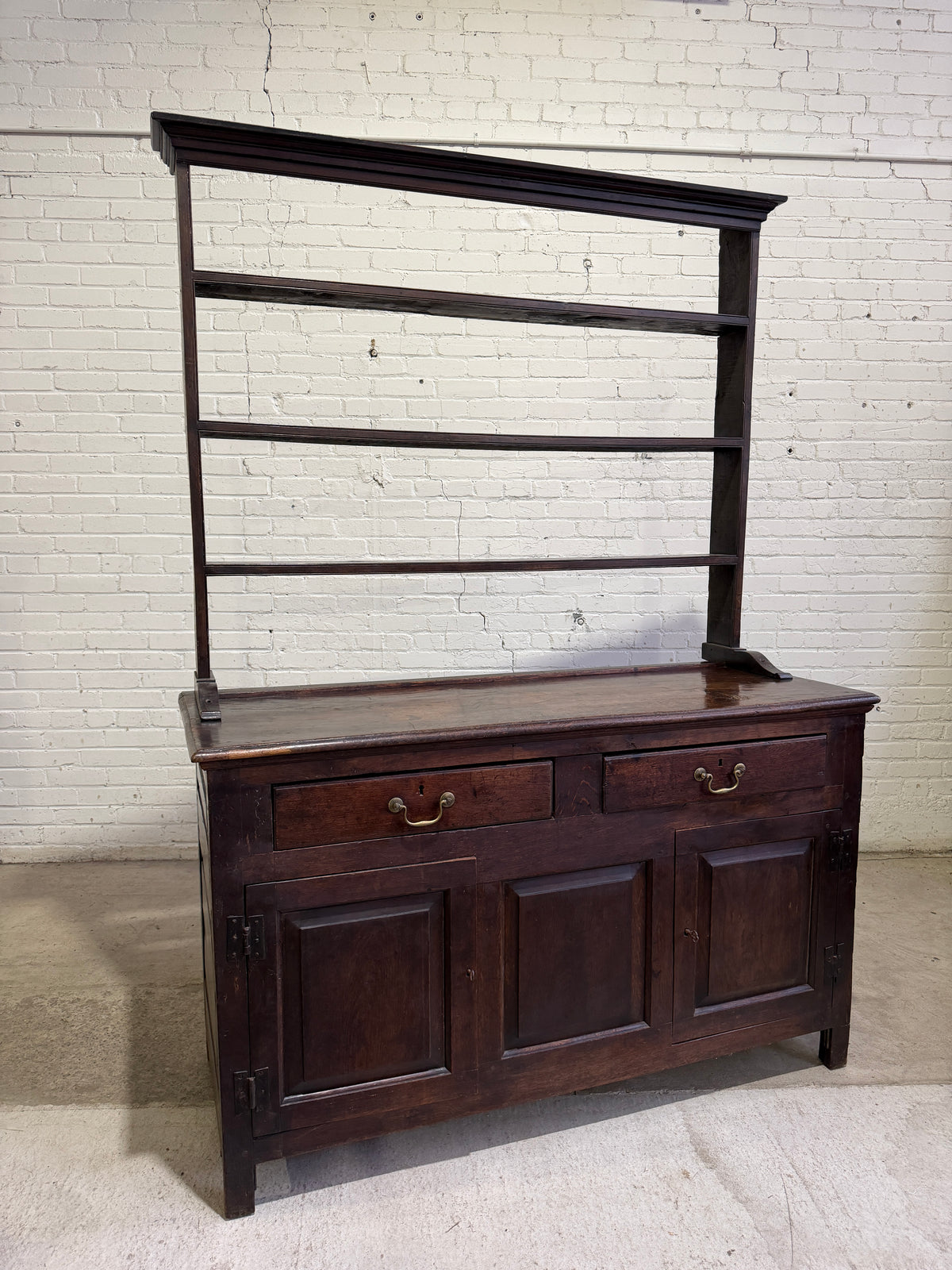 An 18th Century Oak English Kitchen Dresser