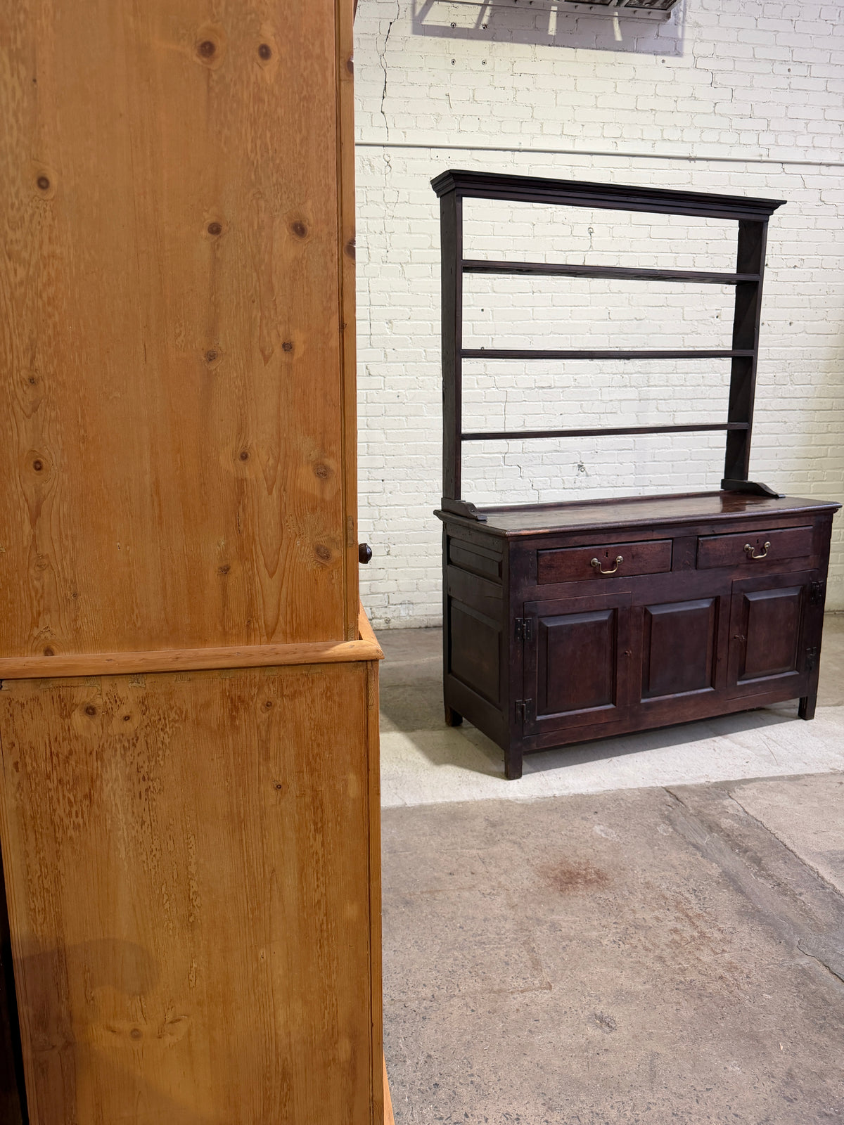 An 18th Century Oak English Kitchen Dresser