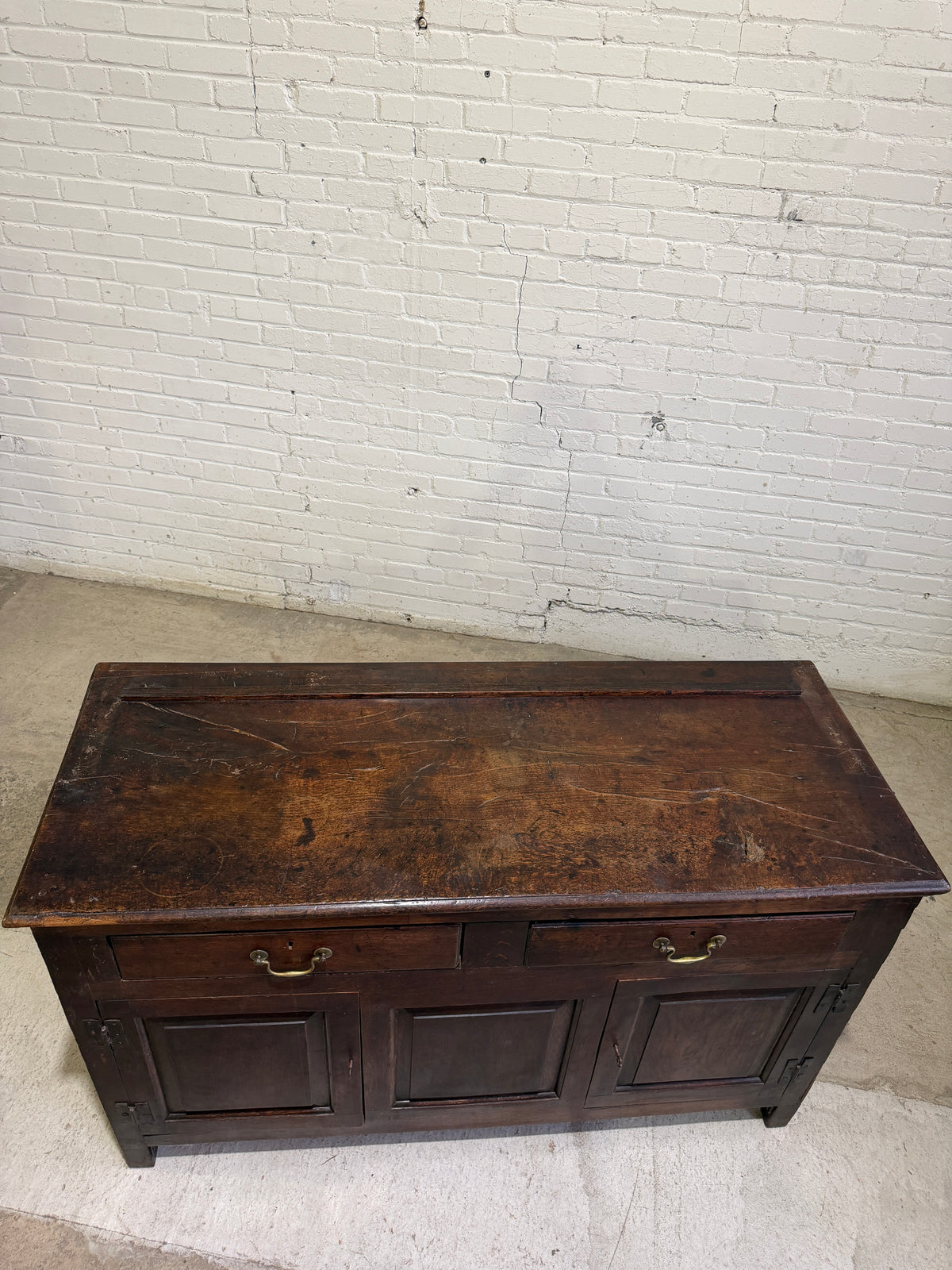 An 18th Century Oak English Kitchen Dresser