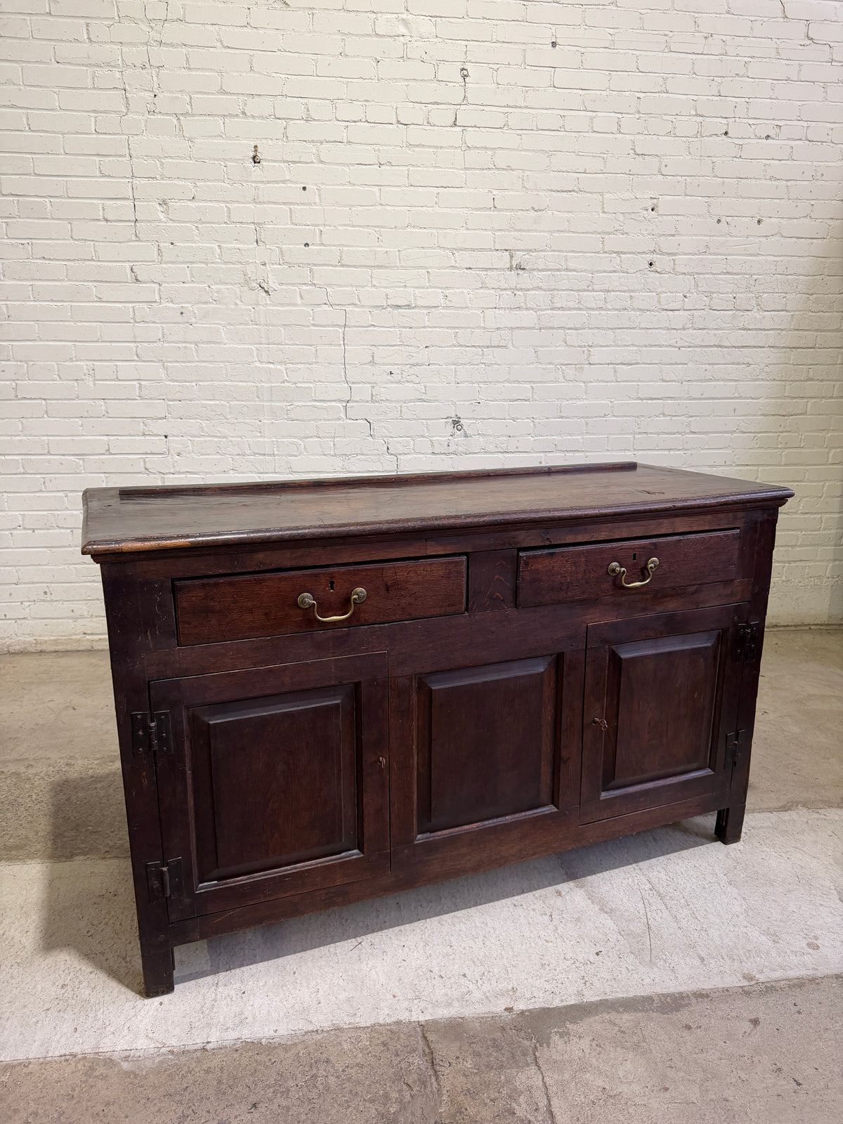 An 18th Century Oak English Kitchen Dresser