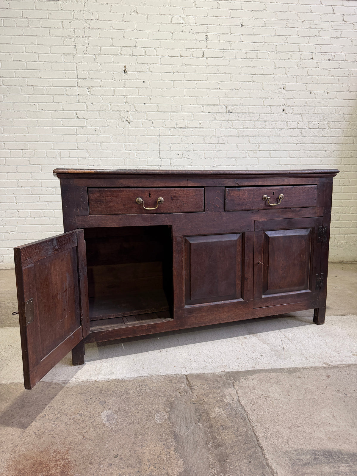 An 18th Century Oak English Kitchen Dresser