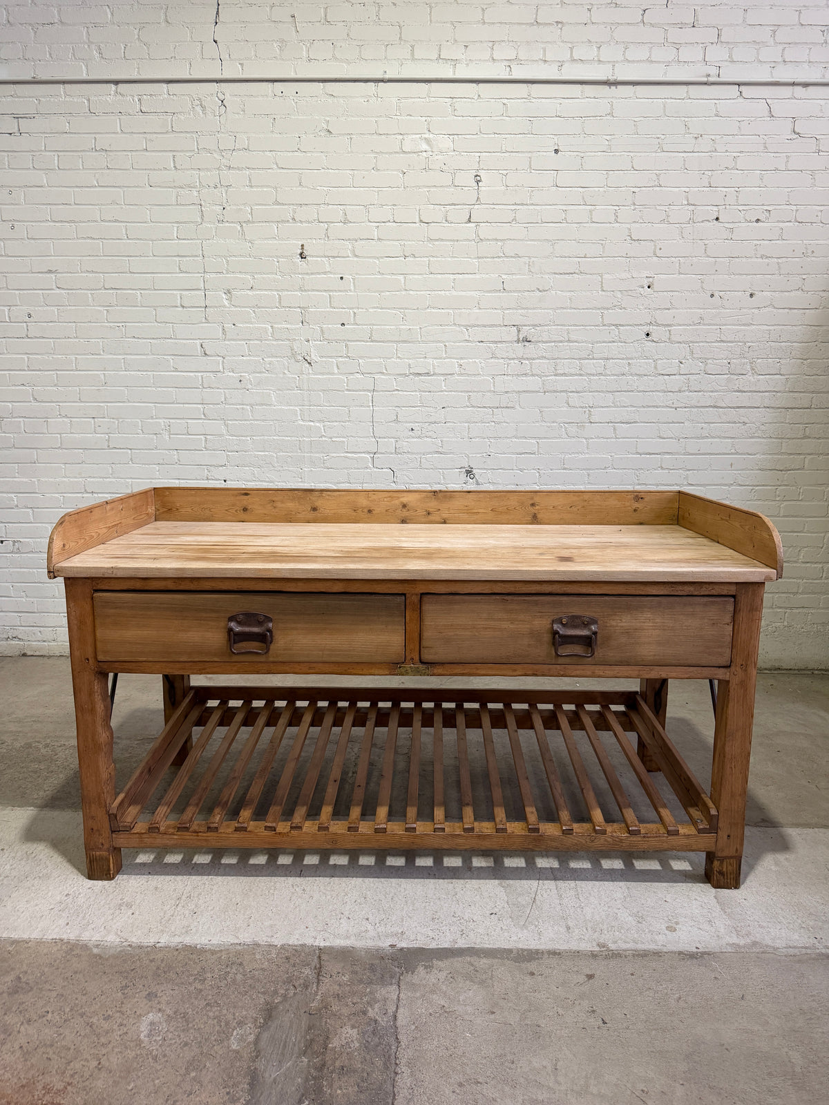 An Antique English Baker's Work Table c. 1910