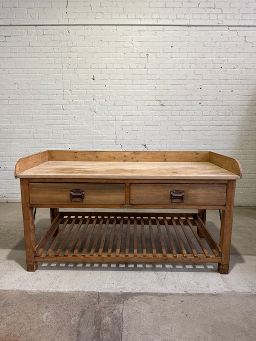 An Antique English Baker's Work Table c. 1910
