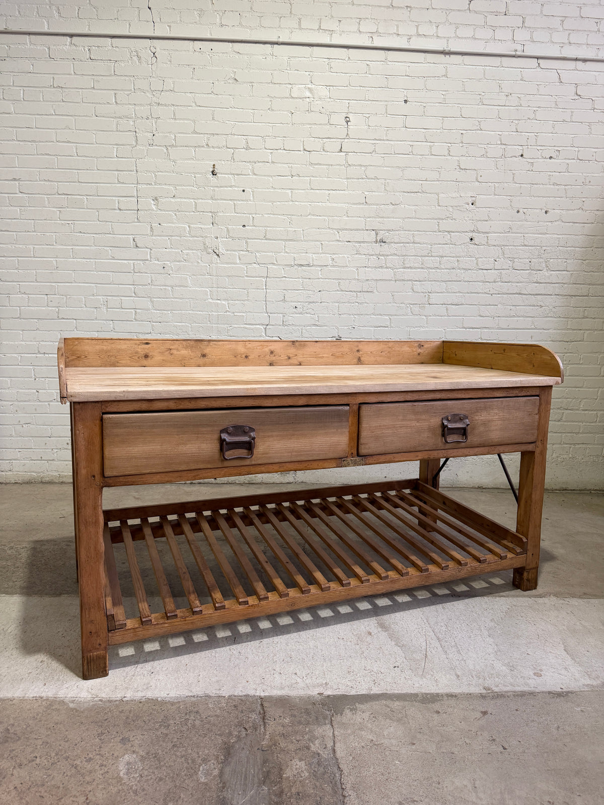 An Antique English Baker's Work Table c. 1910