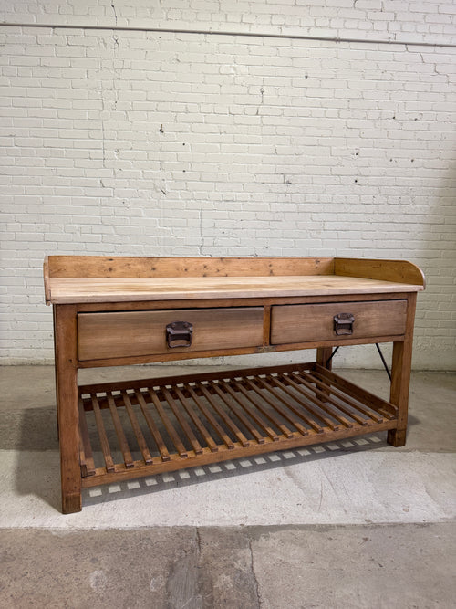 An Antique English Baker's Work Table c. 1910