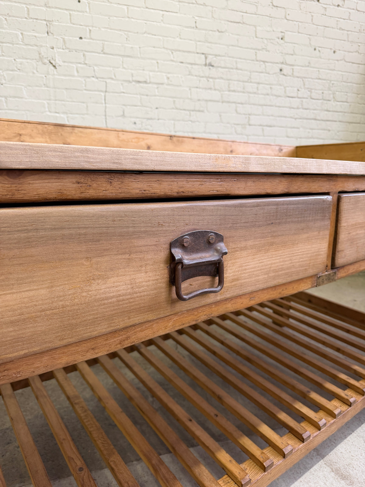 An Antique English Baker's Work Table c. 1910