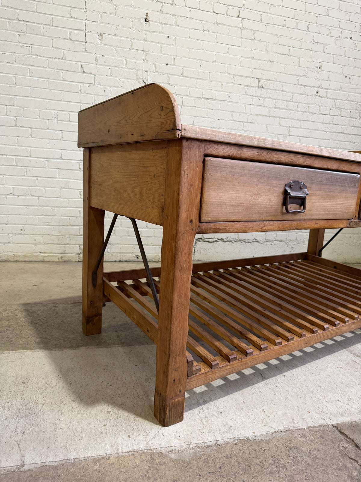 An Antique English Baker's Work Table c. 1910