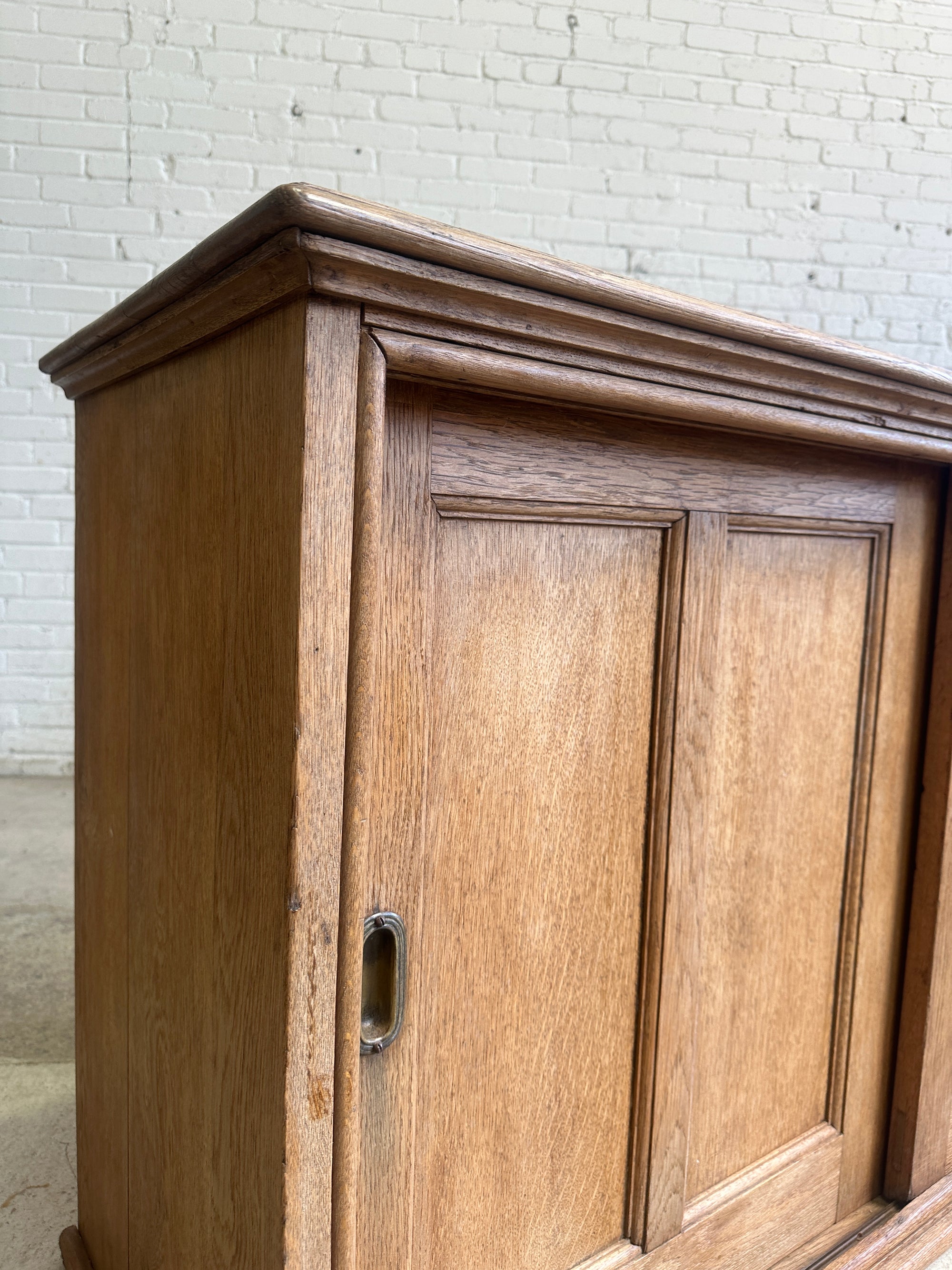 Antique English Oak Sideboard c. 1900